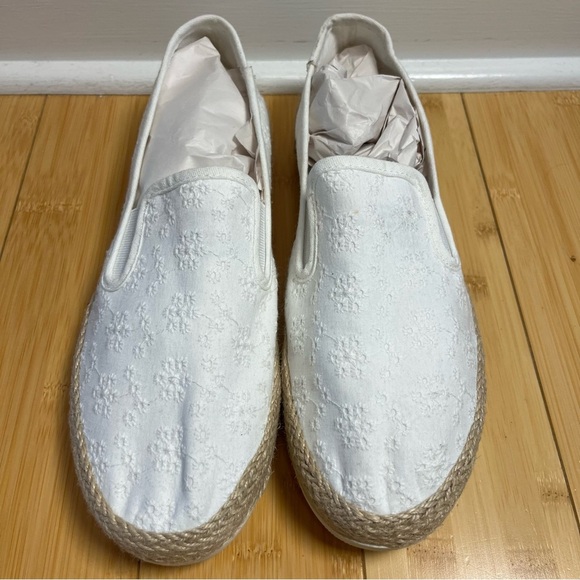 Esprit Nadine Classic Cream Beige Slip-On Shoes Espadrille Size 10 - Picture 3 of 9